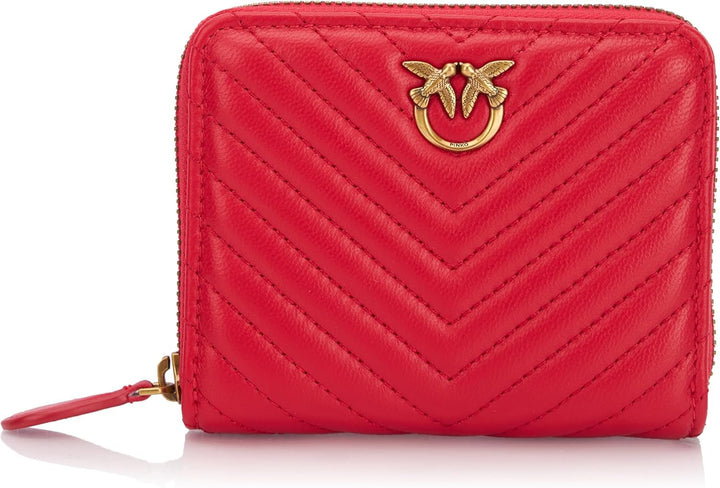 Pinko Women's Taylor Zip kolem ovcí Nappa Chevron Travel Accessories