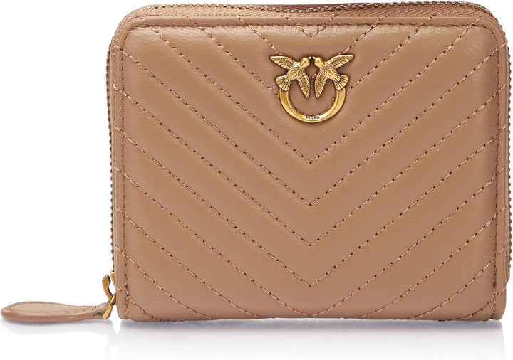 Pinko Women's Taylor Zip kolem ovcí Nappa Chevron Travel Accessories