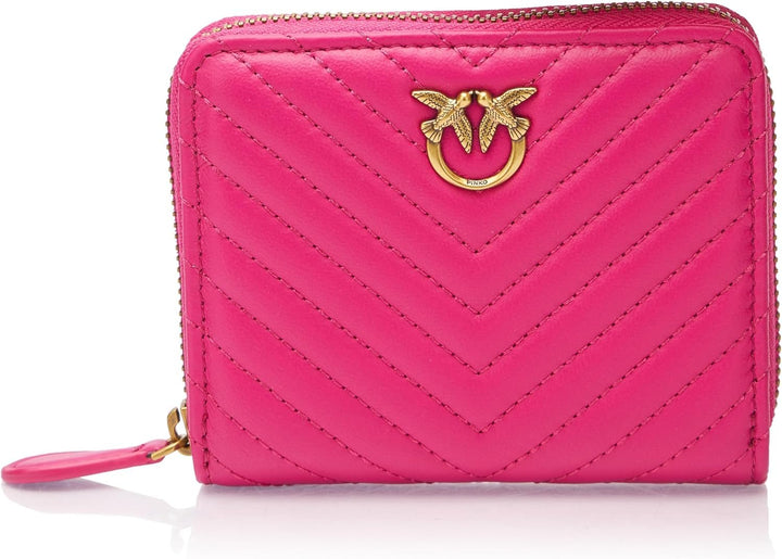 Pinko Women's Taylor Zip kolem ovcí Nappa Chevron Travel Accessories