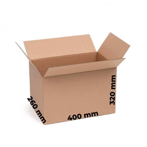 Set 20 cutii carton CO3, 400 x 260 x 320 Cutii ambalare Nati Shop