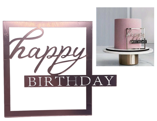 Decoratiune necomestibila, Happy Birthday